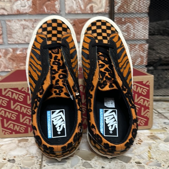 Vans Bold NI Sp 'Mixed Media' Animal Print Leather New vault premium - Picture 8 of 9